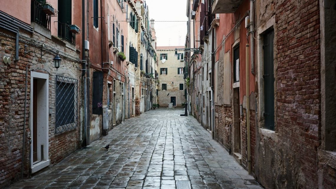 Rainy day in Venice